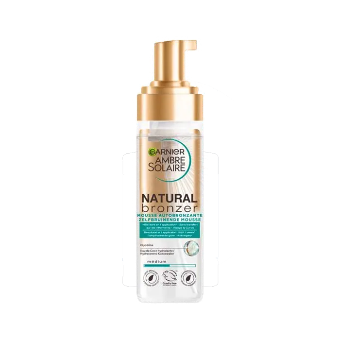 Miniature 1 de Mousse autobronzante transparente - Enrichie à l'huile de coco GARNIER